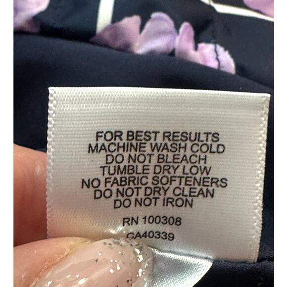 Peter Millar Navy Floral Merge Hybrid Puffer Golf Jacket Women's Size  M NWT - Picture 8 of 9